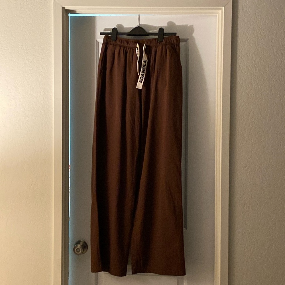 Adanola Pull on Pants - Chocolate